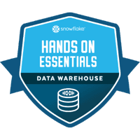 Data Warehousing Workshop Badge